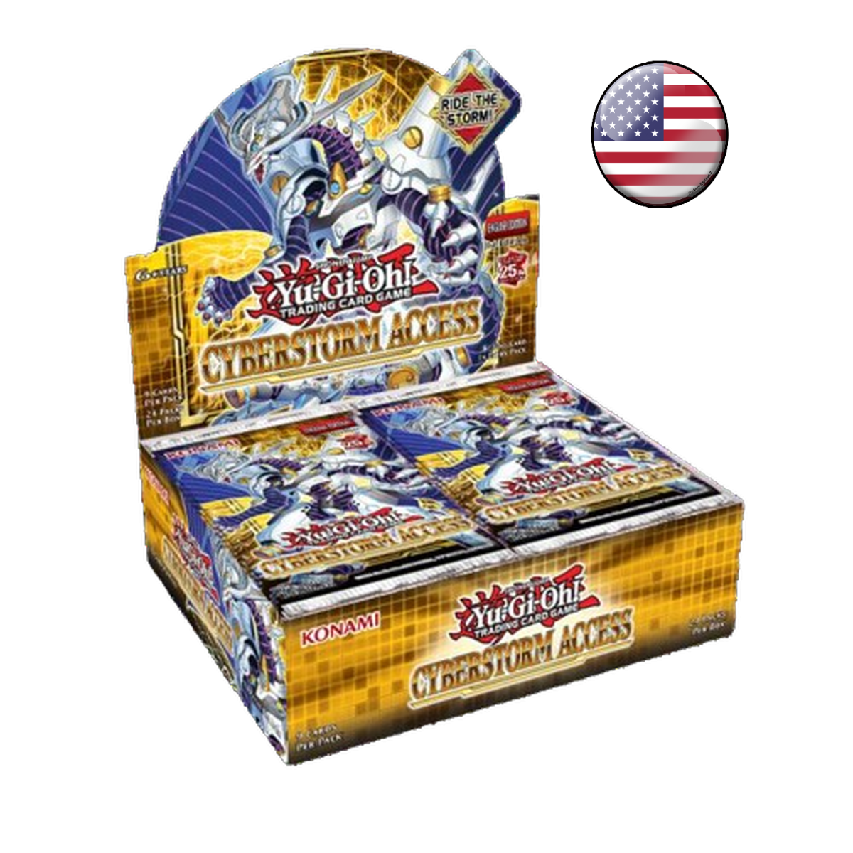 Item Yu-Gi-Oh! - Display - Box mit 24 Boostern - Cyberstorm Access - Amerikanische USA