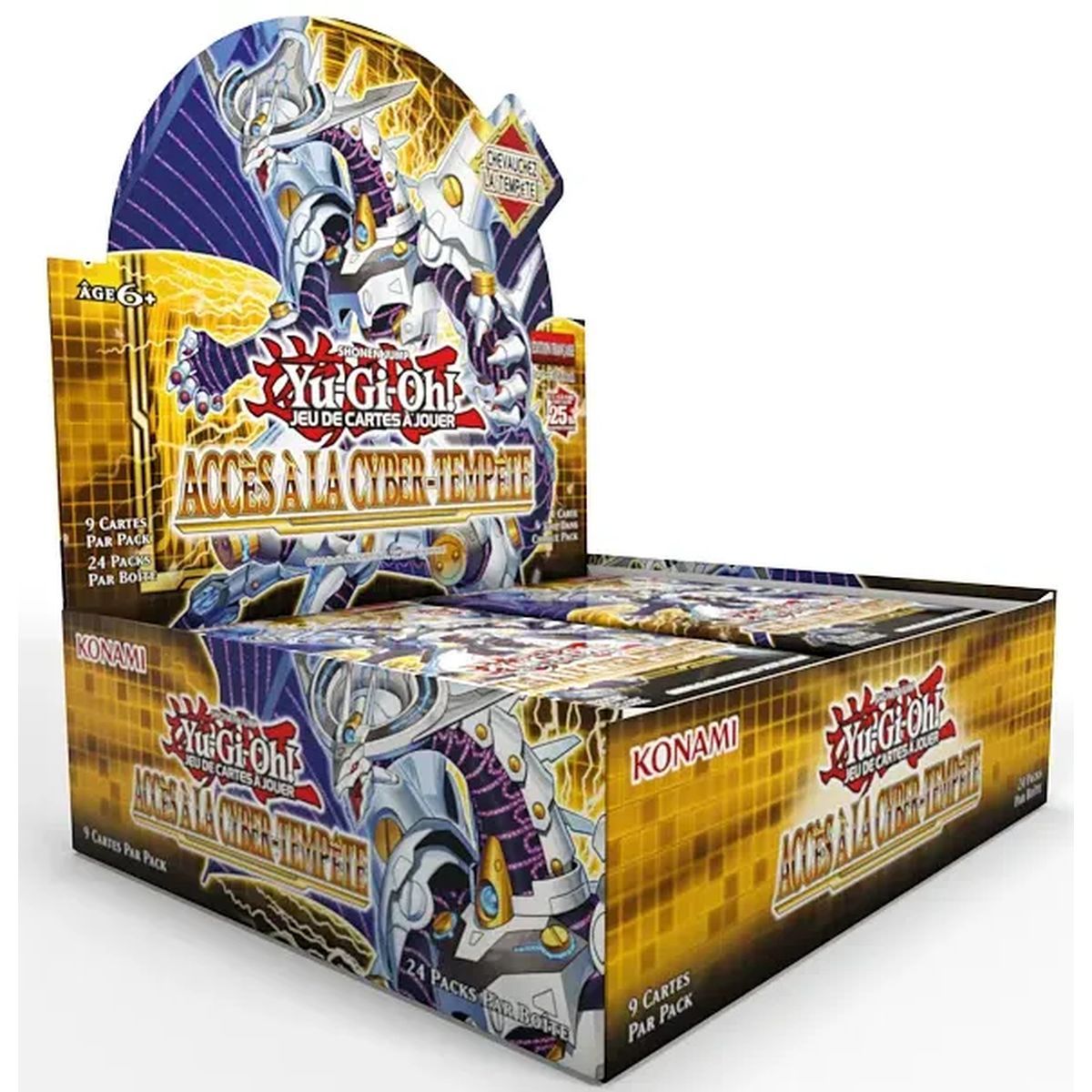 Item Yu-Gi-Oh! - Display - Box mit 24 Boostern - Zugang zum Cyber-Storm - FR