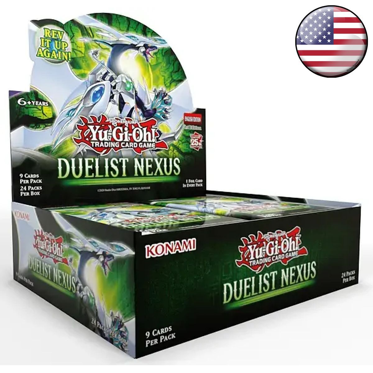 Item Yu Gi Oh! – Display – Box mit 24 Boostern – Duelist Nexus – USA