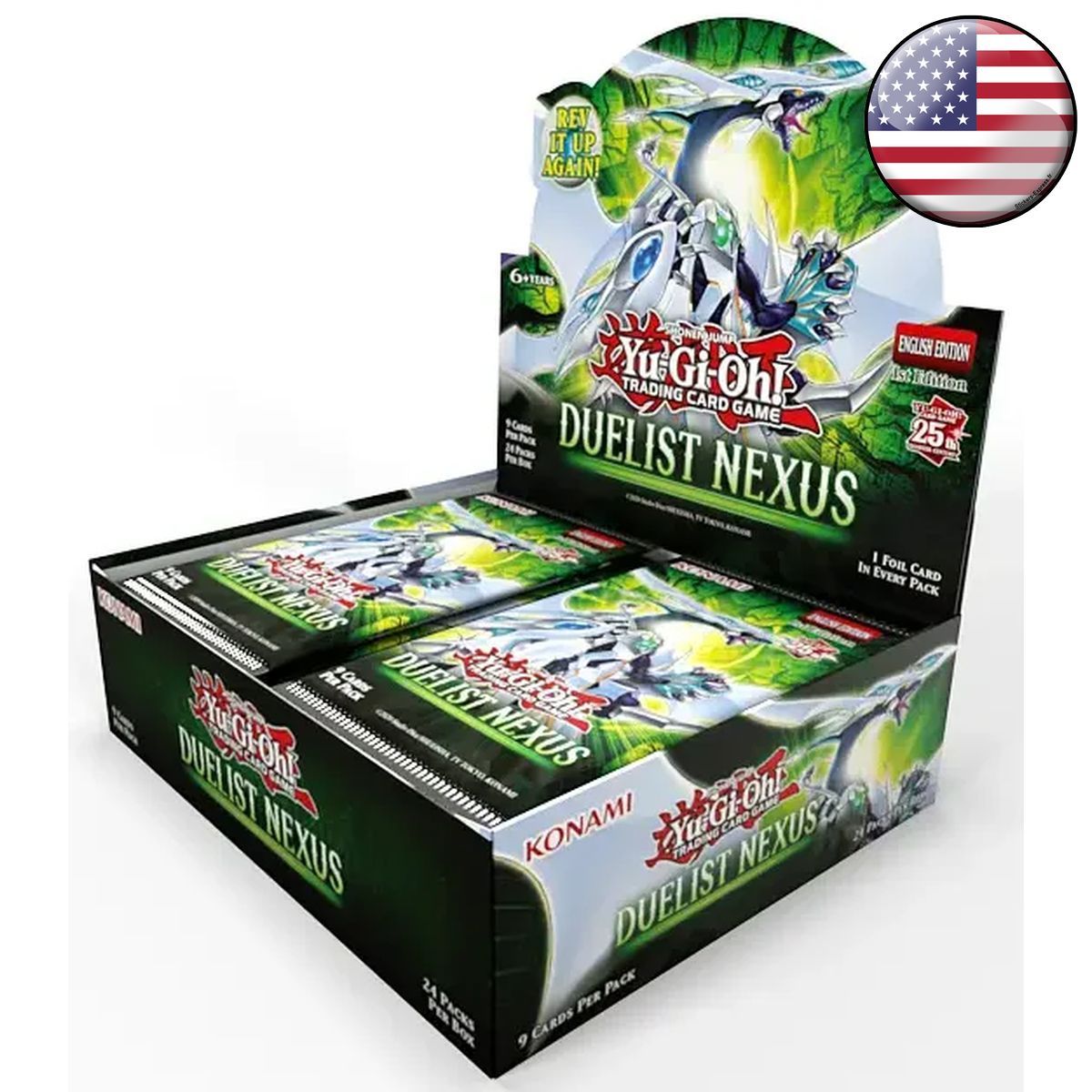 Yu Gi Oh! – Display – Box mit 24 Boostern – Duelist Nexus – USA