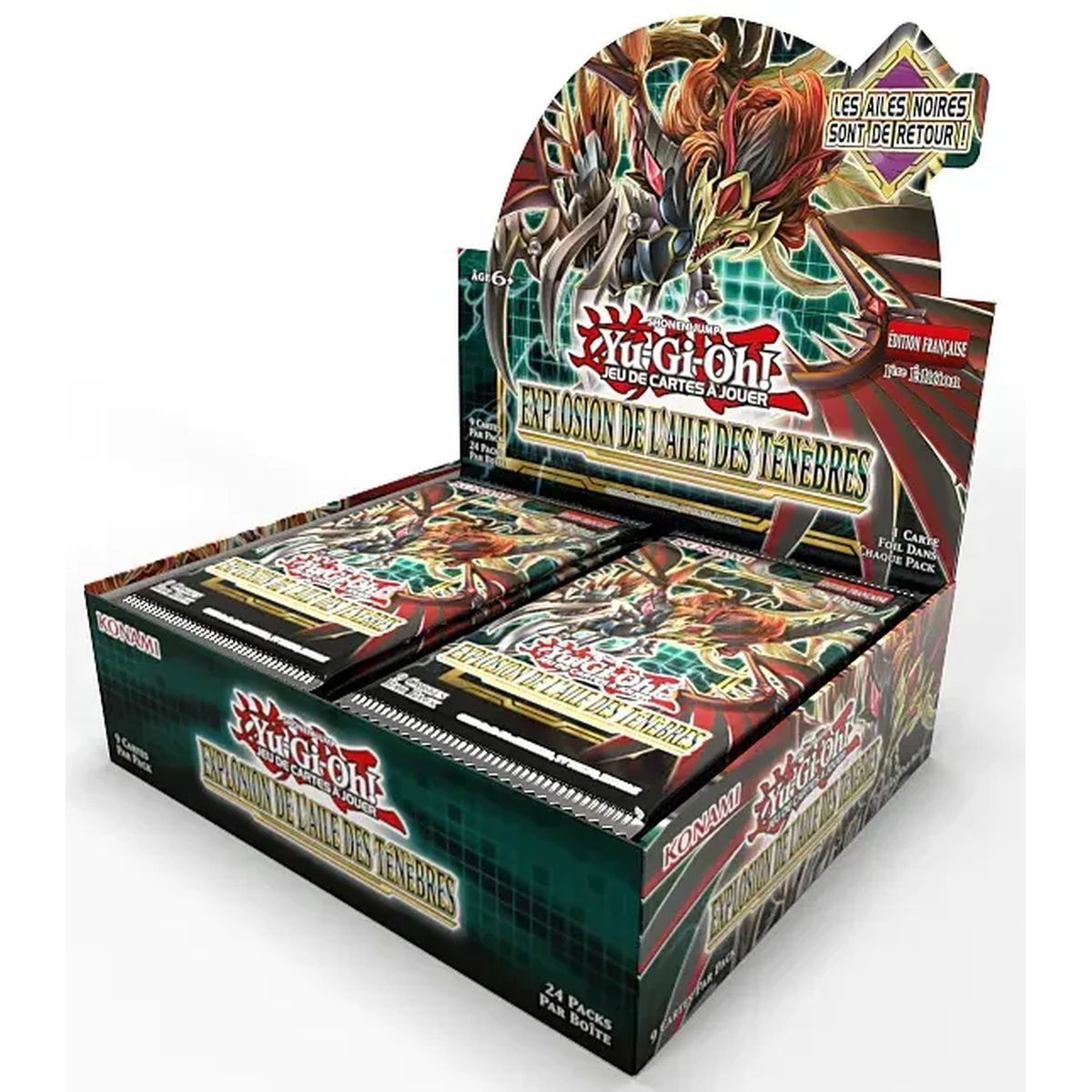 Yu Gi Oh! - Display - Box mit 24 Boostern - Wing of Darkness Explosion - FR