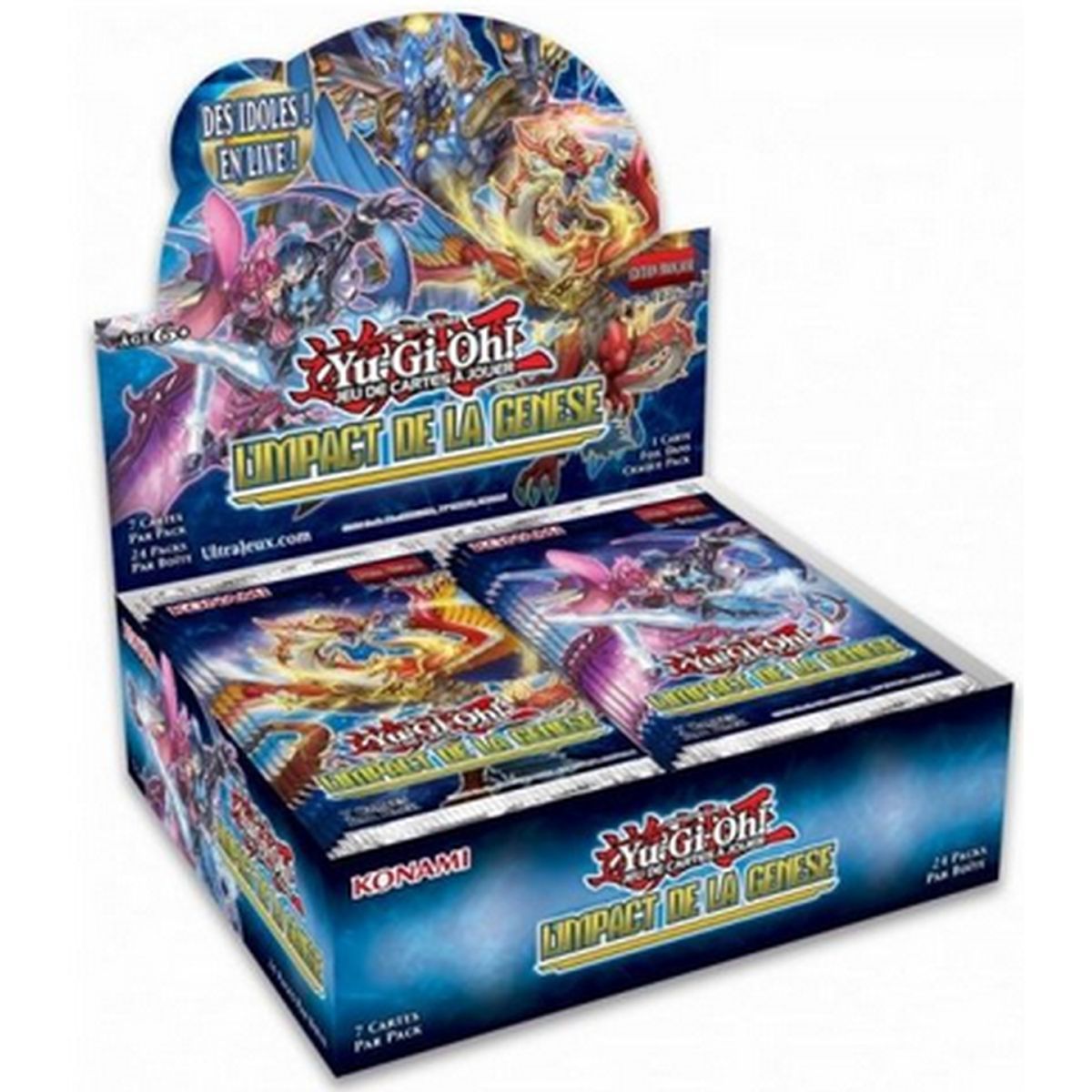 Yu Gi Oh! - Display - Box mit 24 Boostern - Impact of Genesis - FR