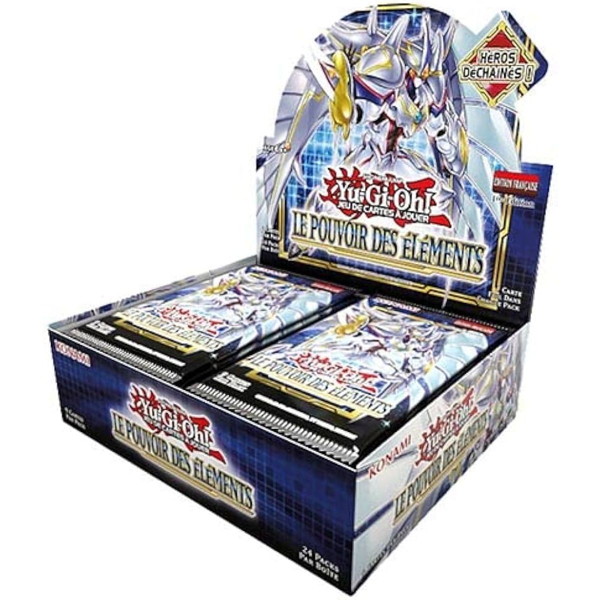 Yu Gi Oh! - Display - Box mit 24 Boostern - Die Kraft der Elemente - FR