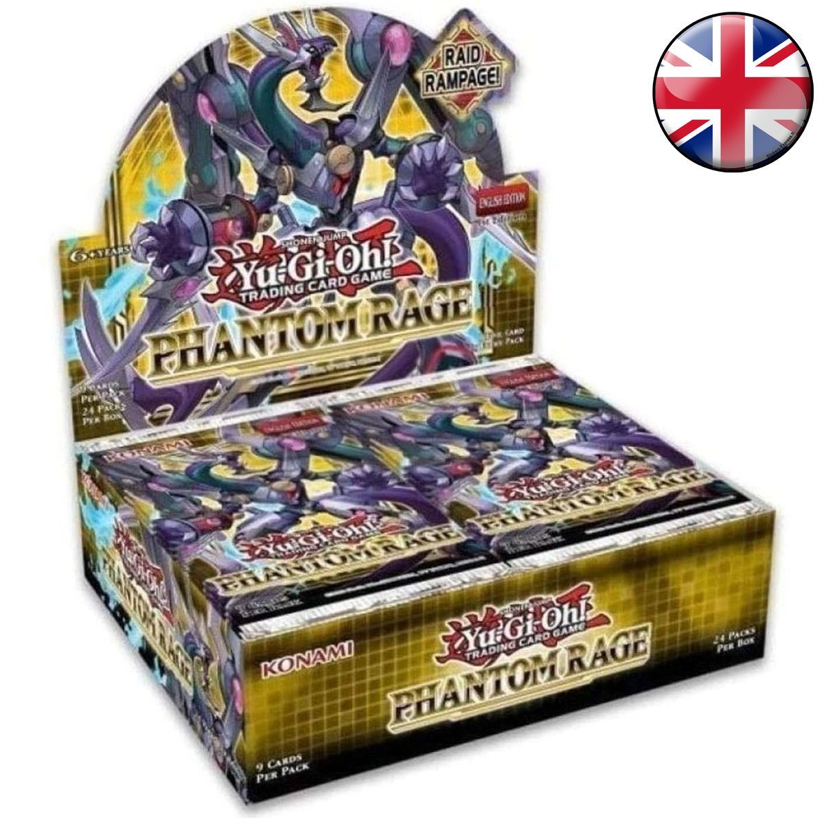 Yu Gi Oh! - Display - Box mit 24 Boostern - Phantom Rage - Englisch