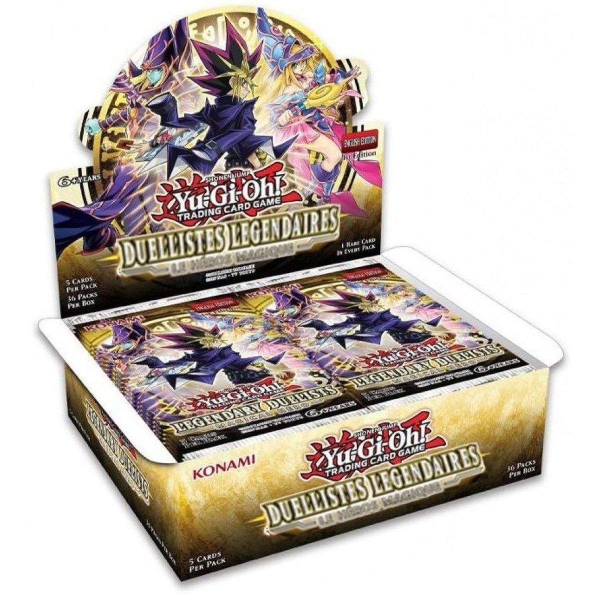 Yu Gi Oh! - Display – Box mit 36 Boostern – Legendary Duelists: The Magical Hero – FR