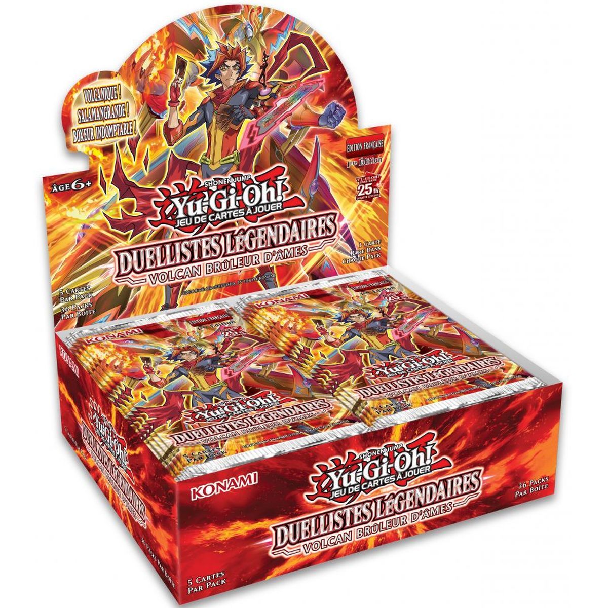 Item Yu-Gi-Oh! - Display – Box mit 36 Boostern – Legendary Duelists: Soulburner Volcano – LED10 FR