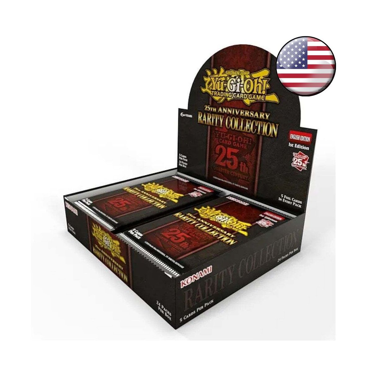 Item Yu Gi Oh! JCC – Display – Box mit 24 Boostern – Rarity Collection 25th Anniversary Edition – Amerikanische USA