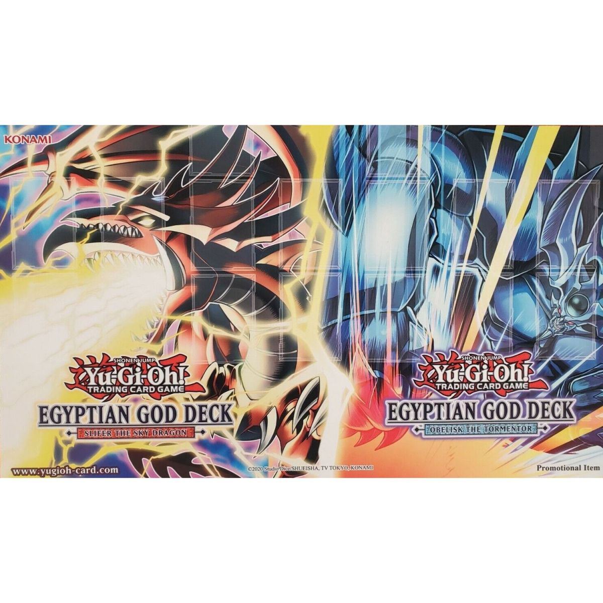 Item Yu Gi Oh! - Spielmatte – Ägyptisches Götterdeck Slifer & Obelisk 2021 – Versiegelt