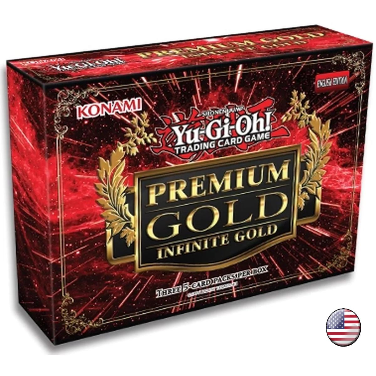 Item Yu Gi Oh! – Premium Gold – Gold Series 3 – Unbegrenzt – Amerikanische USA