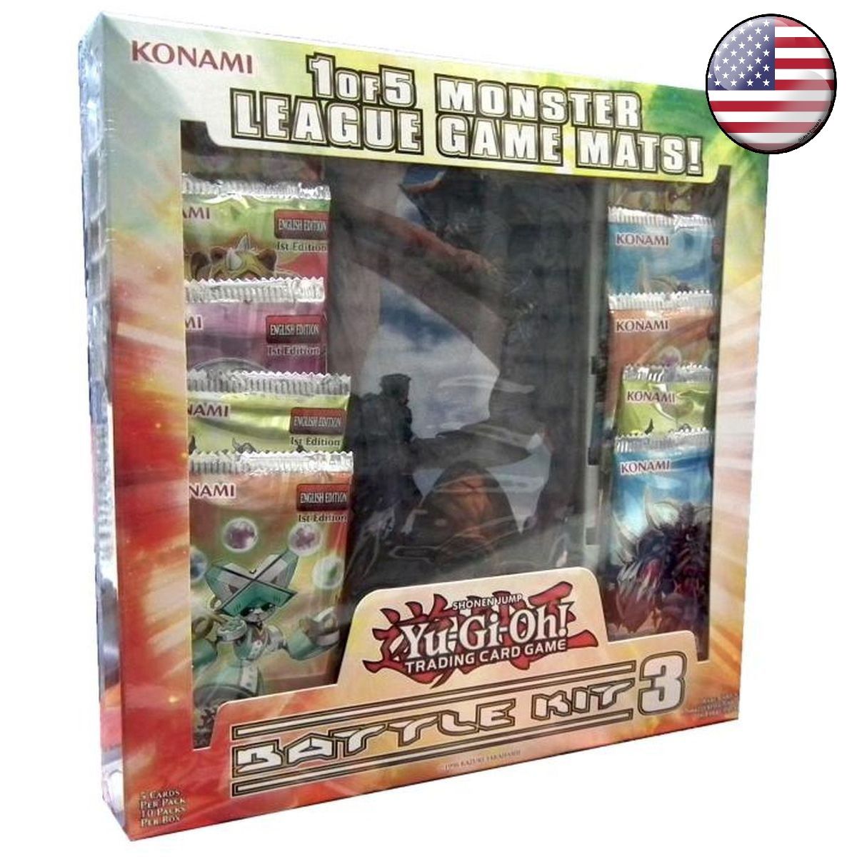 Yu Gi Oh! - Sealed Play Battle Kit 3 – Unbreakable Spirit/Typhoon – Amerikanische USA