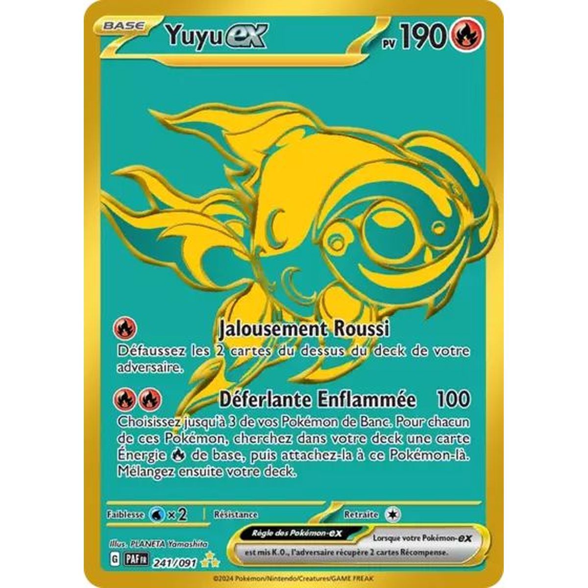 Yuyu EX – Secret Rare 241/91 – Scharlachrote und violette Schicksale von Paldea