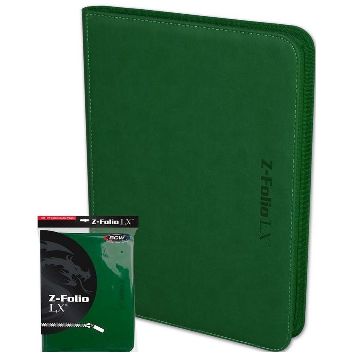 Z-Folio Albumordner mit 9 Fächern – Grün – BCW (360)